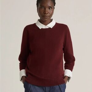 Quince Mongolian Cashmere Crewneck Sweater